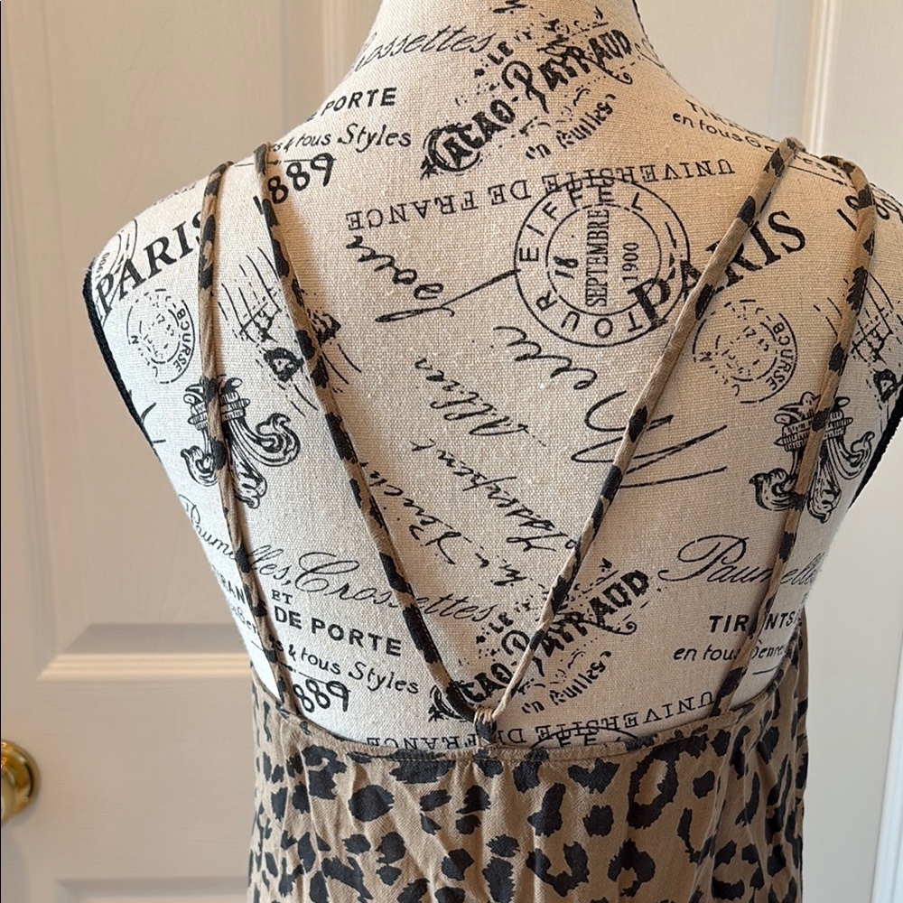 Aerie Leopard Print Maxi Dress - Picture 4 of 6